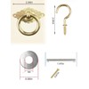 HHCLBYFA Attic Ladder Pull Down System Kit Attic Staircase Pull-Down