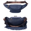 Solene Fringe Waist Pack Crossbody Bag Shoulder Purse with Multi