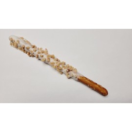 White Chocolate Covered Pretzel Rods Individually Wrapped 20 Piece Assorted Toppings