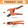 Tanstic 2Pcs Ratchet PVC Pipe Cutter Tool and PEX Straight