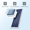 ACOPOWER 35W 5A 12V Solar Charge Kit, 35Watts Polycrystalline Solar