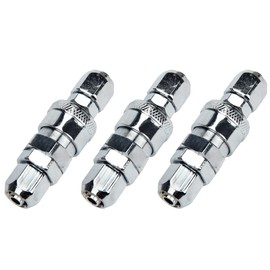 Hiro World Trade Coupler Quick Joint 3 Pairs Air Hose for Urethane Hose Male and Female Set Coupler (0.26 x 0.4 inches (6.5 x 10 mm), Set of 3
