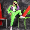 LOLANTA Girls 3 Piece Hip Hop Outfit 80s Retro Tracksuit