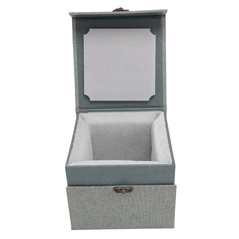 Ball Jointed Doll Head Storage Case Linen Fabric Protective Carrying