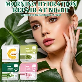 20 PCS Clay Face Mask Clay Mask Green Tea Deep Cleanse Mask Natural Clay Masks Skincare Deep Cleansing Natural Plant Extracts Face Masks Skincare for All Skin Types