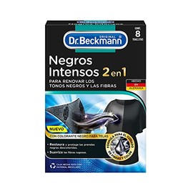 Dr. Beckmann, Toallitas Negros Intensos, Renueva los Tonos Negros y las Fibras + Blanqueador Intensivo, Súper Blanco + Limpia Lavadoras Líquido, Alarg