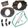 BIGLKNM Clutch Kit Friction Plates & Cover Gasket Push Rods