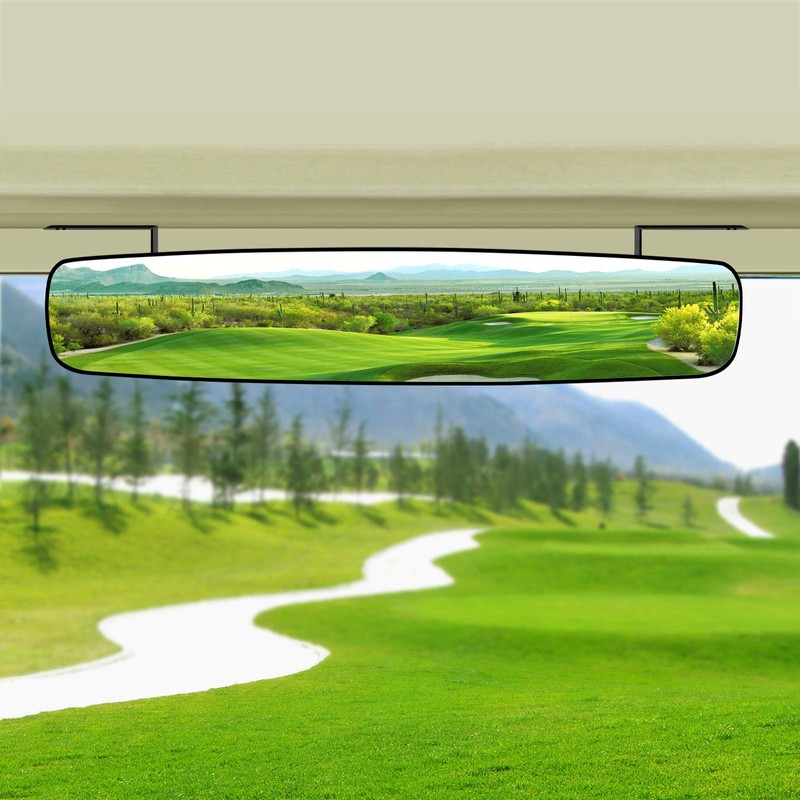 BETOOLL 16.5" Golf Cart Rear View Mirror Fits for EZGO,