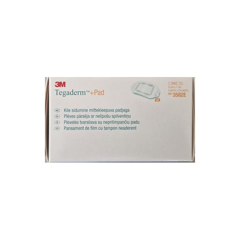 3M Tegaderm Tegaderm 3582 Bandages, Pad 3M, 5 cm x