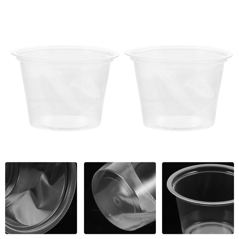 Ciieeo 120Pcs Clear Windproof Candle Cups 2.36In Tea Light Holders