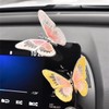 Butterfly Car Accessories, Waving Wings Dashboard Ornament, Rearview Mirror Decoration