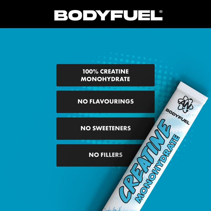 Applied Nutrition BodyFuel Creatine Monohydrate Sticks Unflavoured Creatine Powder for