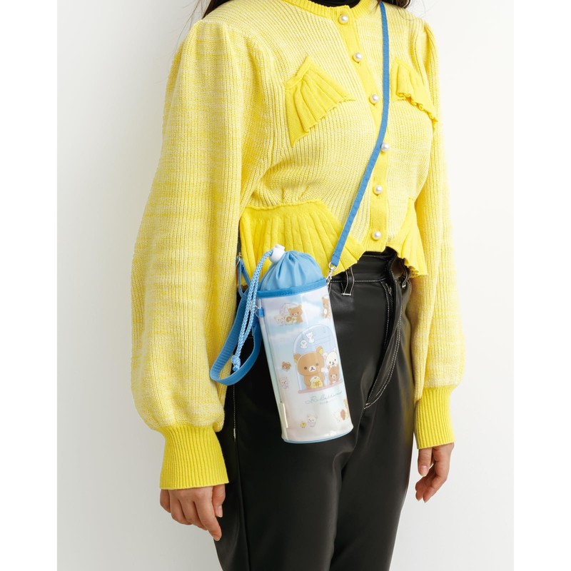 San-X Rilakkuma CA69801 PET Bottle Pouch H9.1 x W3.5 inches