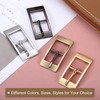 sourcing map Metal Roller Buckle, 4Pcs 0.75 Inch Single Prong