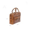 Lennie Piell Full Grain Handmade Leather Briefcase for Men and