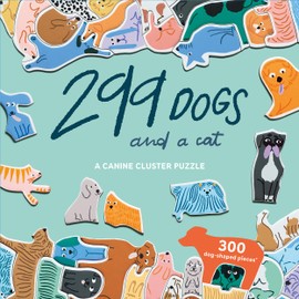 Laurence King 299 Dogs (and a cat) 300 Piece Cluster Puzzle