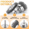 Aongray 10 PCS Wire Brushes for Drill Set, Wire Wheel,
