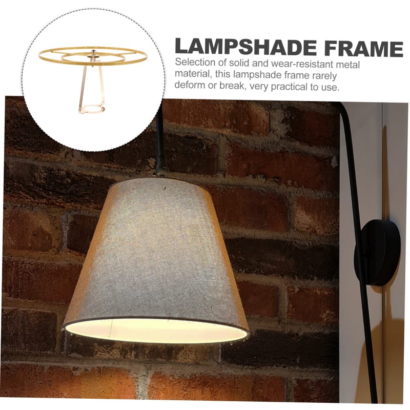 WHAMVOX Retro Ceiling Light Lampshade Frame Pcs Shell Lampstand DIY