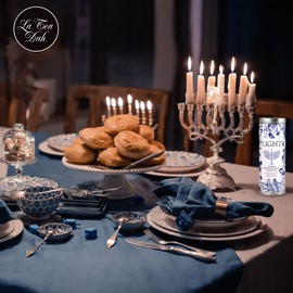 Hanukkah Tea Gift Set | Two Tins of Fancy Tea in Festive Love & Light Packaging | Hanukkah Gifts for Women and Men | Chanuka Holiday Tea Sampler