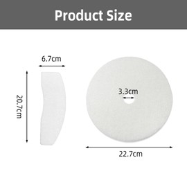 VZU 10Pcs Tumble Dryer Cloth Exhaust Filter for B*u*sh DHB7VTDW DHB7VTDB TD3CNBW Air Intake for Clothes Dryer Filter Replacement, Cotton Filter Dryer Filter(227mm*33mm)