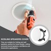 sourcing map Ceiling In-Wall Speaker Grille Cover and Base, 11