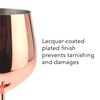 PG Copper/Rose Gold Stem Stainless Steel Wine Glass Set 4-18.5