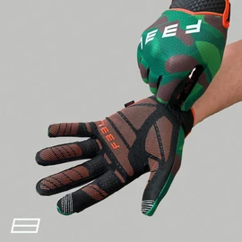 F33L SR3 Diamond Sim Racing Gloves - Camo Green (Large)
