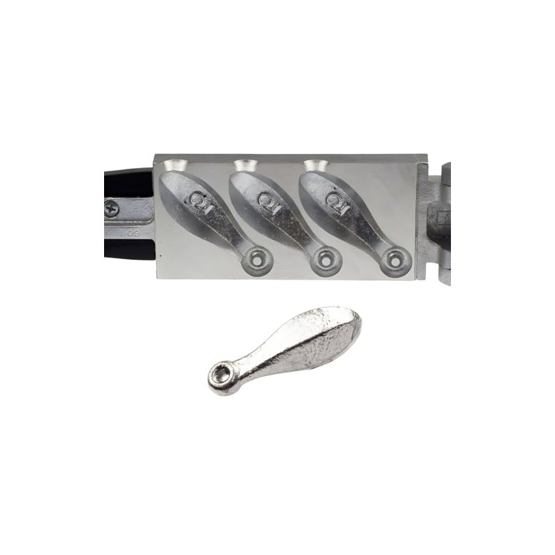 Do-It Egg Sinker Mold 5 oz (3 Cavity Total) Casts