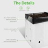 Zenrok 50-Pack 3 Gallon Grow Bags, Black & White Panda