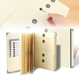 Family Important Document Organizer Folio, in Case I Go Missing Binder, End of Life Estate Planning Emergency Folder