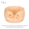 Wooden Yarn Bowl for Knitting & Crochet – Round Yarn