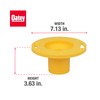 Oatey 43405 Set-Rite Toilet Flange Extender, 1 size, Yellow