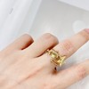 Bohemian Starfish Shell Finger Statement Ring for Women Gold Plated