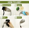 FINGER TEN Golf Iron Polishing Kit Club Cleaner Polish Cleaning