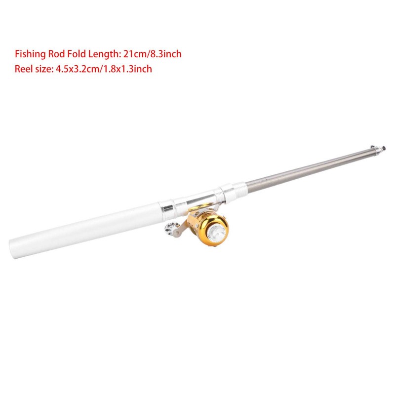 Baitcaster Reel, Fishing Pen Mini Fishing Pen Portable Fishing Pen
