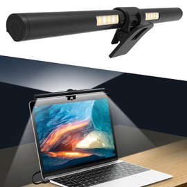 Monitor Light Bar,OOWOLF Screen Light Bar for Laptop,Keyboard light,CRI≥95 Desk Lamp for Eye-Caring,No Glare,Dual Light,Filter Blue-Light,3-Color Mode,Memory Dimming,Computer Lamp for Desk/Office/Home