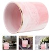 Operitacx Marble Pencil Pen Holder Marble Desk Organizer Makeup Brush