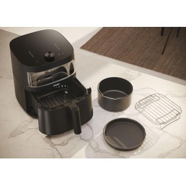 Haier - Multischale für die Heißluftfritteuse Serie 5 / für selbstgemachte Pizza und viele weitere Gerichte/vielseitiges Airfryer Zubehör/schnell und zeitsparend/spülmaschinenfest / ⌀ 21,1 cm