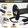 High Pressure Washer Hose Reel 100ft, 3/8" NPT with Swivel