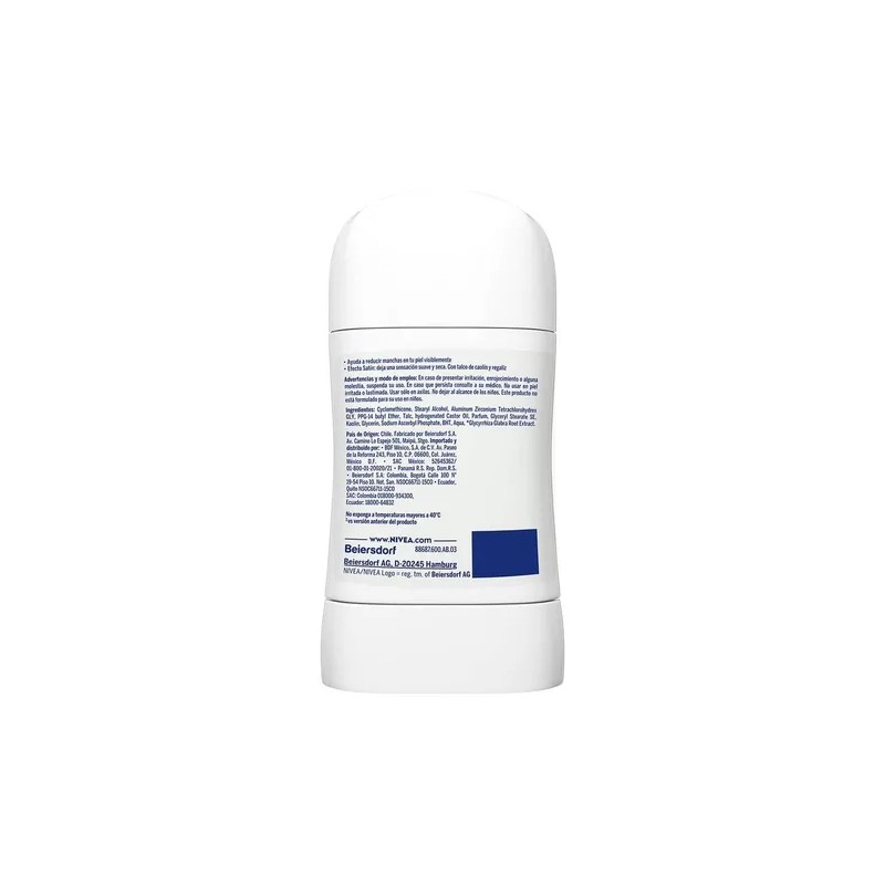Desodorante Nivea Tono Natural Efecto Satín En Barra 50g