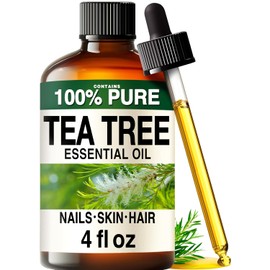 KUKKA essential oils Aceite De Árbol De Té Kukka Para La Piel, Cabello Saludable Y Uñas De Los Pies - Enorme 4 Fl Oz - Aceite Esencial De Árbol De Té Australiano 100% Puro Natural - Experien