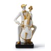 Amoy-Art Music Gifts Sculpture Piano Statue Figurine Polyresin Cello Decor