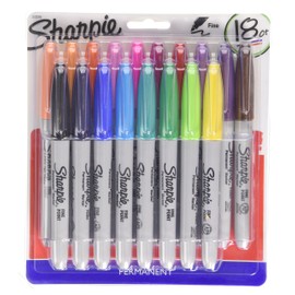 Sharpie Fine Marker Pens - Assorted Colour (Pack of 18)