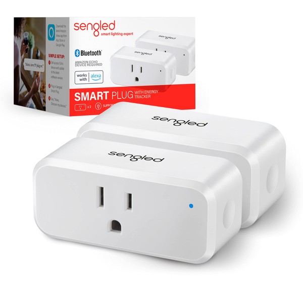 Sengled Smart Plug, S1 emparejamiento automático con dispositivos Alexa, monitoreo