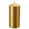IKEA Fenomen Unscented Block Candle, Gold-Colour (14 cm (5 ½