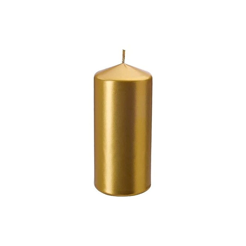 IKEA Fenomen Unscented Block Candle, Gold-Colour (14 cm (5 ½