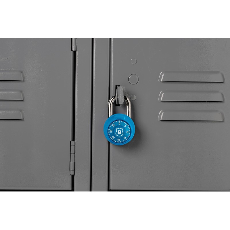 Brinks 48mm Anodized Dial Combination Lock, 2 Pack - Available