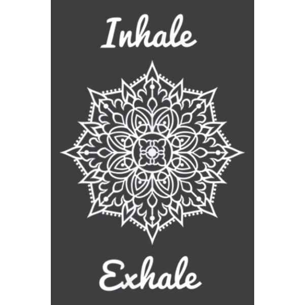 Inhale Exhale Yoga Meditation Healing Wellness Breathwork: Lined Journal &
