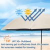 YUNYU Umbrella Windproof Strong, 12 Ribs Auto Open & Close