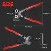 Glass Tile Nippers - Heavy Duty Wheeled Glass Mosaic Nipper